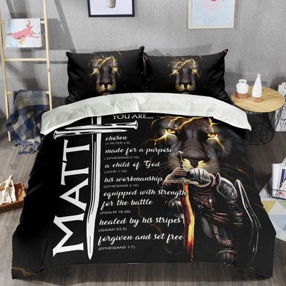 MATT Limited Edition Personalized Bedding Set 13K1-BS1