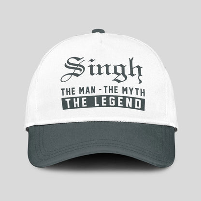 The Man The Myth The Legend Luxury Cap SINGH 13K1 C39PF