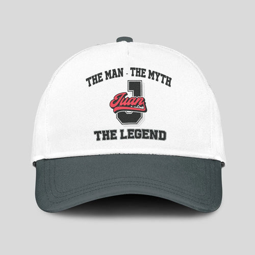 The Man The Myth The Legend Custom Initial Letter And Name Cap JUAN 13K1 C38PF