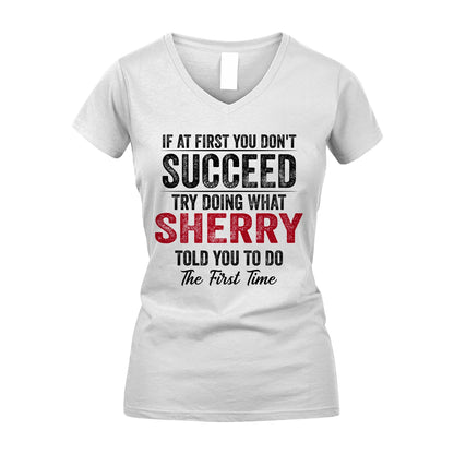 SHERRY 13K1-357 If At First You Don't Succeed...