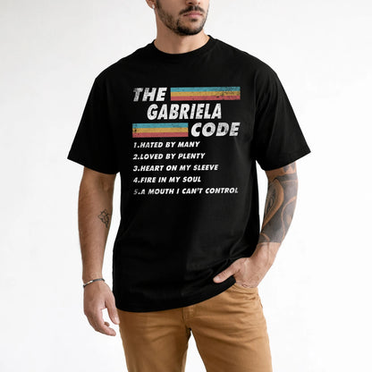 GABRIELA 13K1-561 The Name Code Vintage Graphic