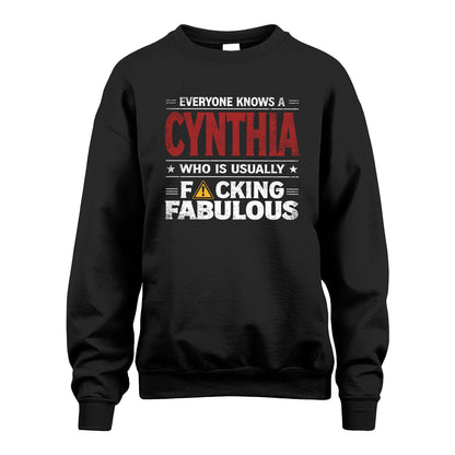 CYNTHIA 13K1-565 Everyone Know A/An Name Who Is Usually...