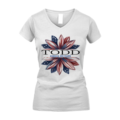 TODD 13K1-554 America 250 Years Patriotic Sunflower