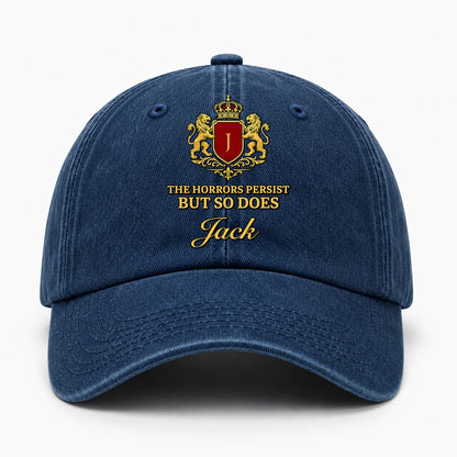 The Horrors Persist But So Does Your Name Luxury Washed Cap JACK 13K1 C113PF