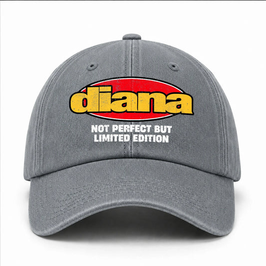Your Name Not Perfect But Limited Edition Red Logo Washed Cap DIANA 13K1 C84PF