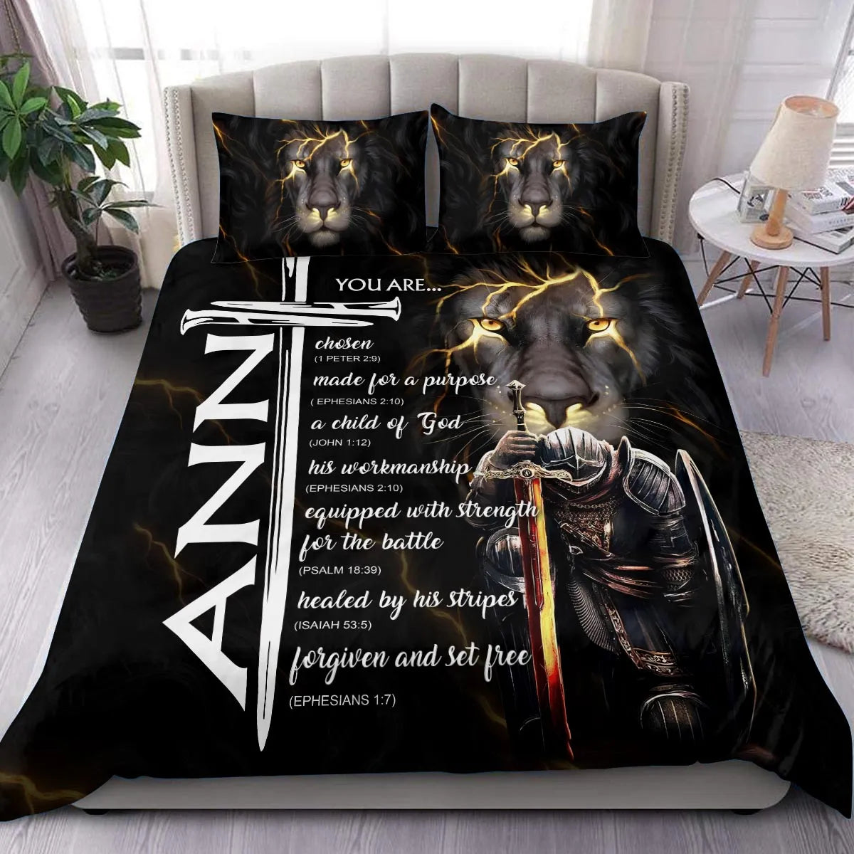 ANN Limited Edition Personalized Bedding Set 13K1-BS1