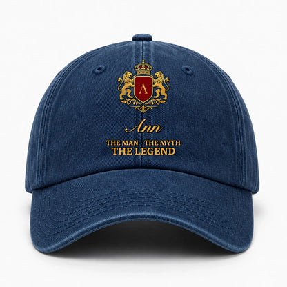 The Man The Myth The Legend Royal Blue Cap ANN 13K1 C49PF