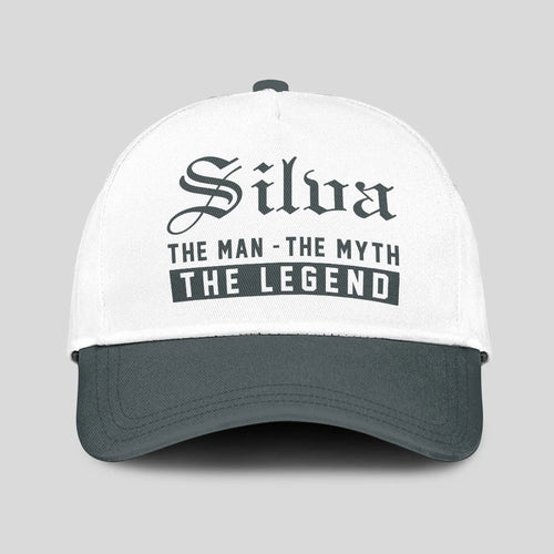 The Man The Myth The Legend Luxury Cap SILVA 13K1 C39PF