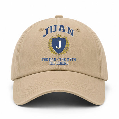 The Man The Myth The Legend Luxury Logo Cap JUAN 13K1 C34PF
