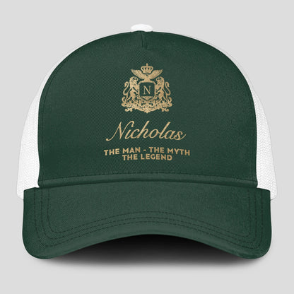 The Man The Myth The Legend Sage Green Mesh Cap NICHOLAS 13K1 C192PF