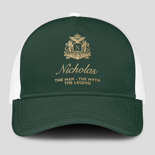 The Man The Myth The Legend Sage Green Mesh Cap NICHOLAS 13K1 C192PF