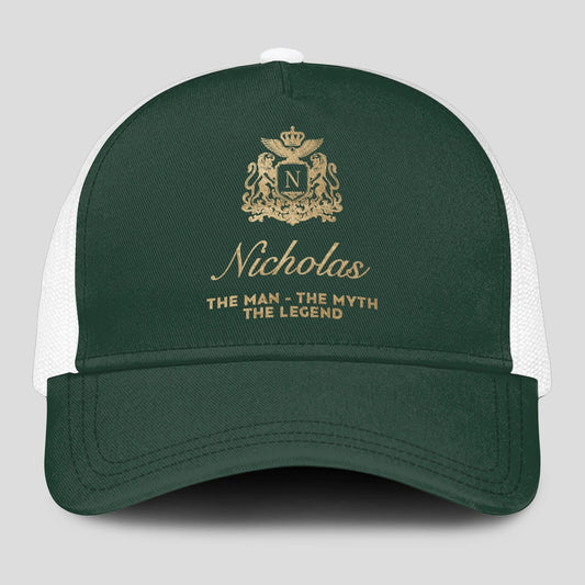 The Man The Myth The Legend Sage Green Mesh Cap NICHOLAS 13K1 C192PF