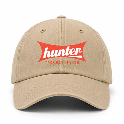Trouble Maker Red Logo Washed Cap HUNTER 13K1 C78PF