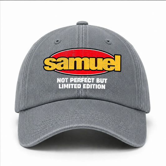 Your Name Not Perfect But Limited Edition Red Logo Washed Cap SAMUEL 13K1 C84PF