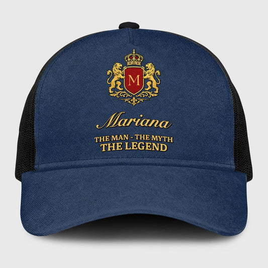 The Man The Myth The Legend Royal Blue Mesh Cap MARIANA 13K1 C187PF