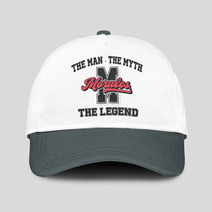 The Man The Myth The Legend Custom Initial Letter And Name Cap MORALES 13K1 C38PF