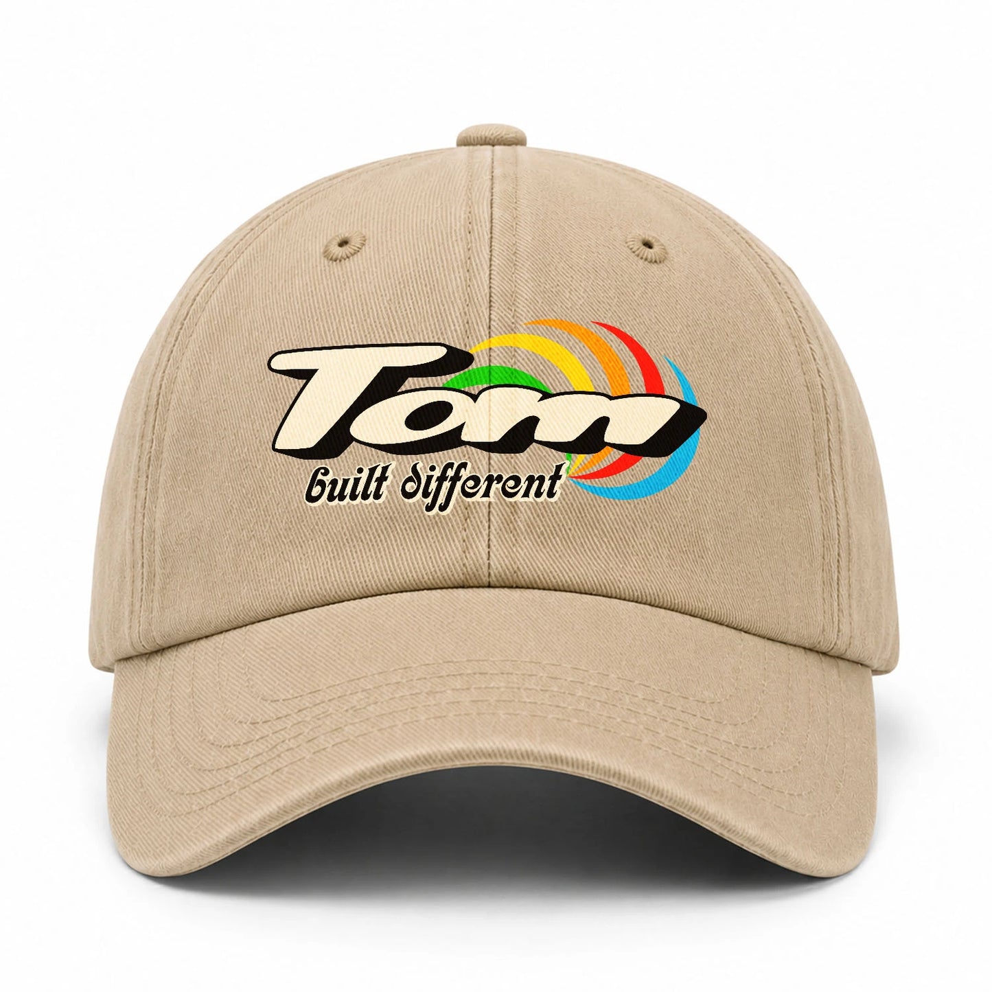 Your Name Built Different Retro Washed Cap TOM 13K1 C55PF