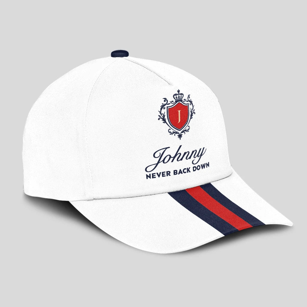 Never Back Down Stripped Cap JOHNNY 13K1 C86PF