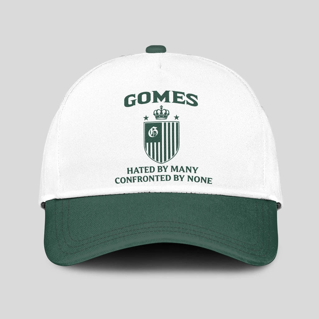 Hated By Many Confronted By None Luxury Logo Cap GOMES 13K1 C41PF