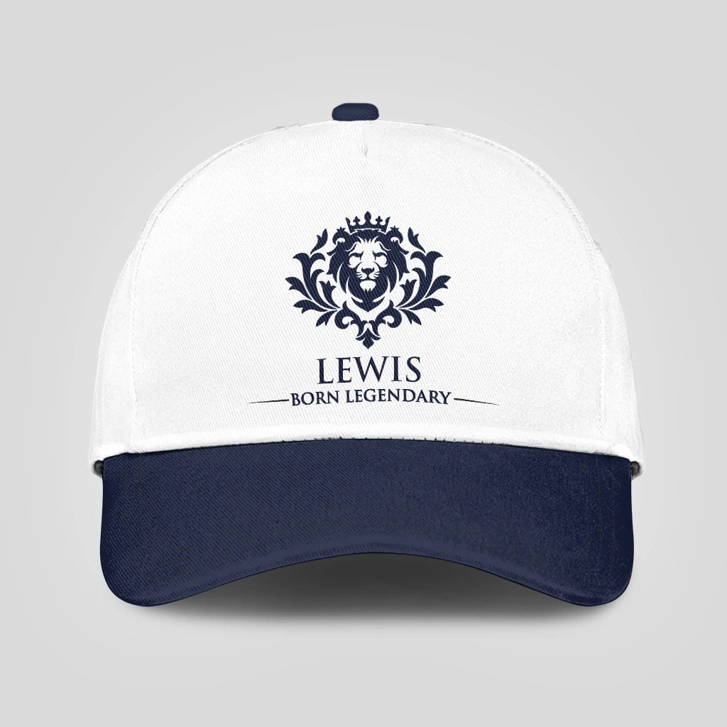 Born legendary lion blue and white baseball cap LEWIS 13K1 C185PF
