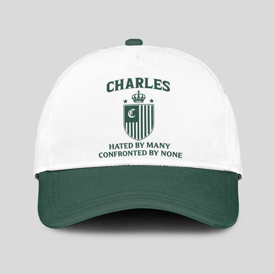 Hated By Many Confronted By None Luxury Logo Cap CHARLES 13K1 C41PF