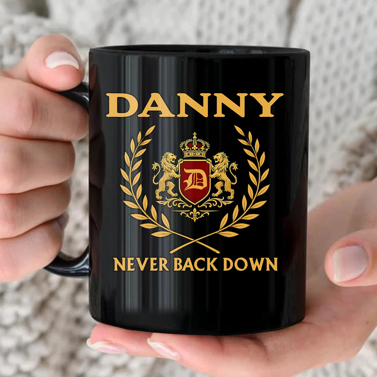Never Back Down Royal Mug DANNY 13K1 MG22