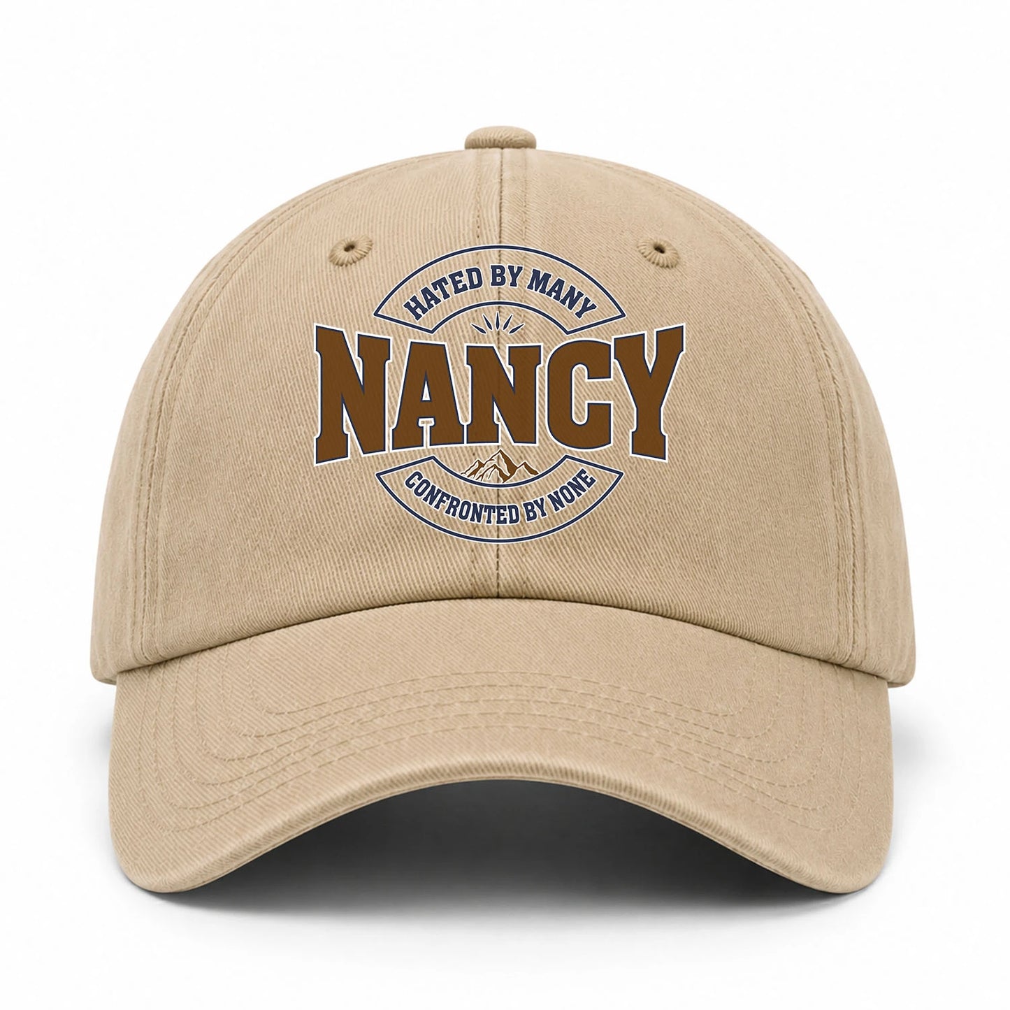 Hated By Many Confronted By None Washed Cap NANCY 13K1 C36PF