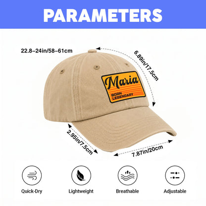 Born Legendary Vintage Washed Cap MARIA 13K1 C64PF