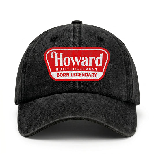 Built Different Born Legendary Red Logo Washed Cap HOWARD 13K1 C63PF
