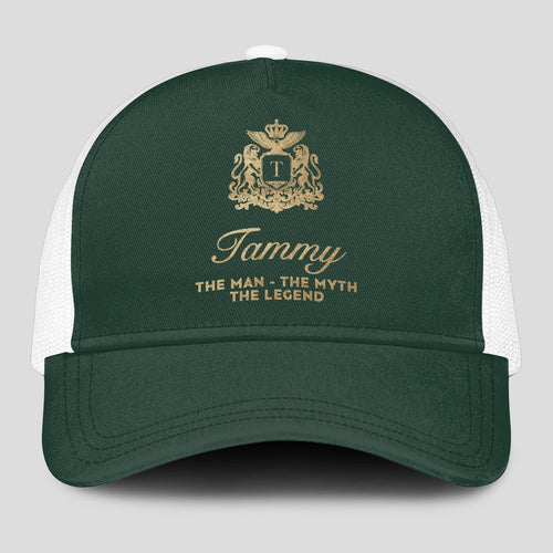 The Man The Myth The Legend Sage Green Mesh Cap TAMMY 13K1 C192PF