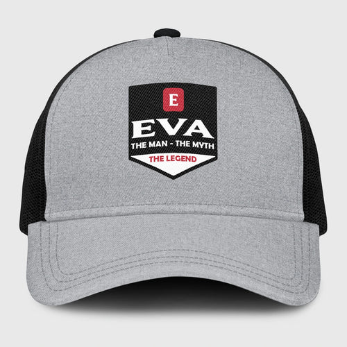 The Man The Myth The Legend Gray Mesh Cap EVA 13K1 C189PF
