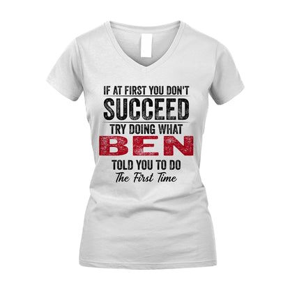 BEN 13K1-357 If At First You Don't Succeed...