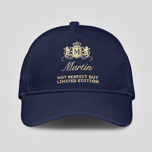 Not Perfect But Limited Edition Crest Logo Navy Cap MARTIN 13K1 C160PF
