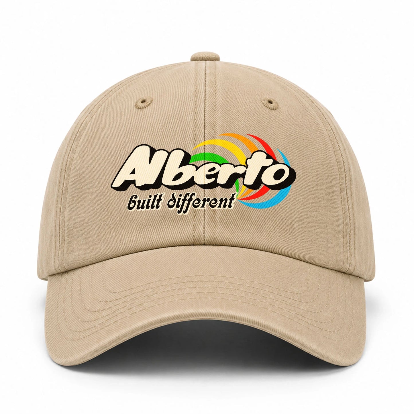Your Name Built Different Retro Washed Cap ALBERTO 13K1 C55PF