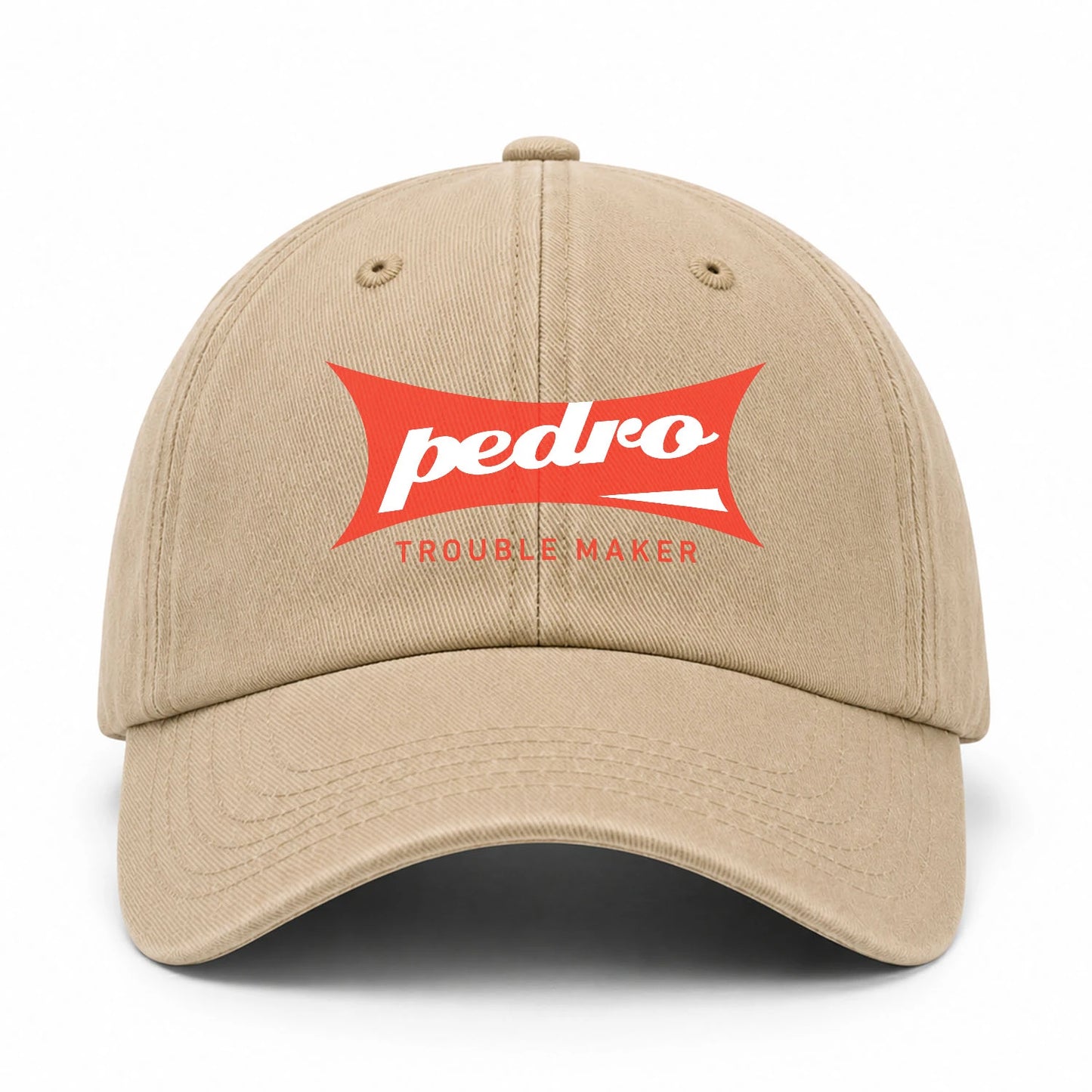 Trouble Maker Red Logo Washed Cap PEDRO 13K1 C78PF