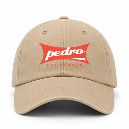 Trouble Maker Red Logo Washed Cap PEDRO 13K1 C78PF