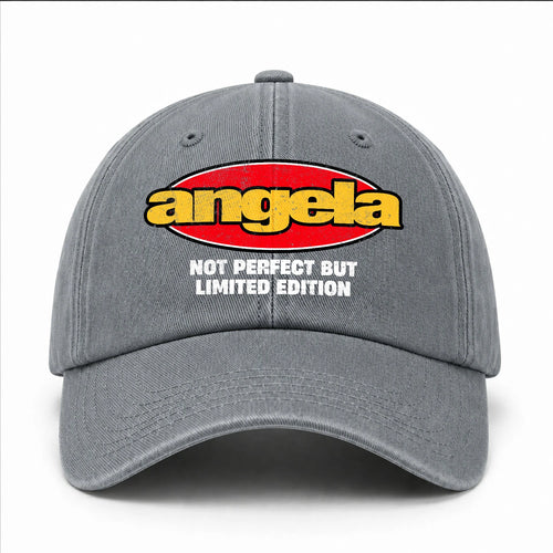 Your Name Not Perfect But Limited Edition Red Logo Washed Cap ANGELA 13K1 C84PF