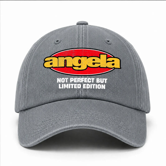 Your Name Not Perfect But Limited Edition Red Logo Washed Cap ANGELA 13K1 C84PF
