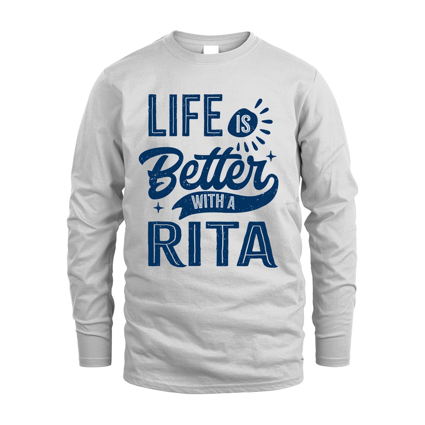 RITA 13K1-116 Personalized Name Quote T-Shirt Life Is Better With Unisex Gift
