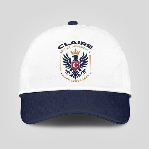 Built Different Born Legendary Elegant Blue And White Cap CLAIRE 13K1 C76PF