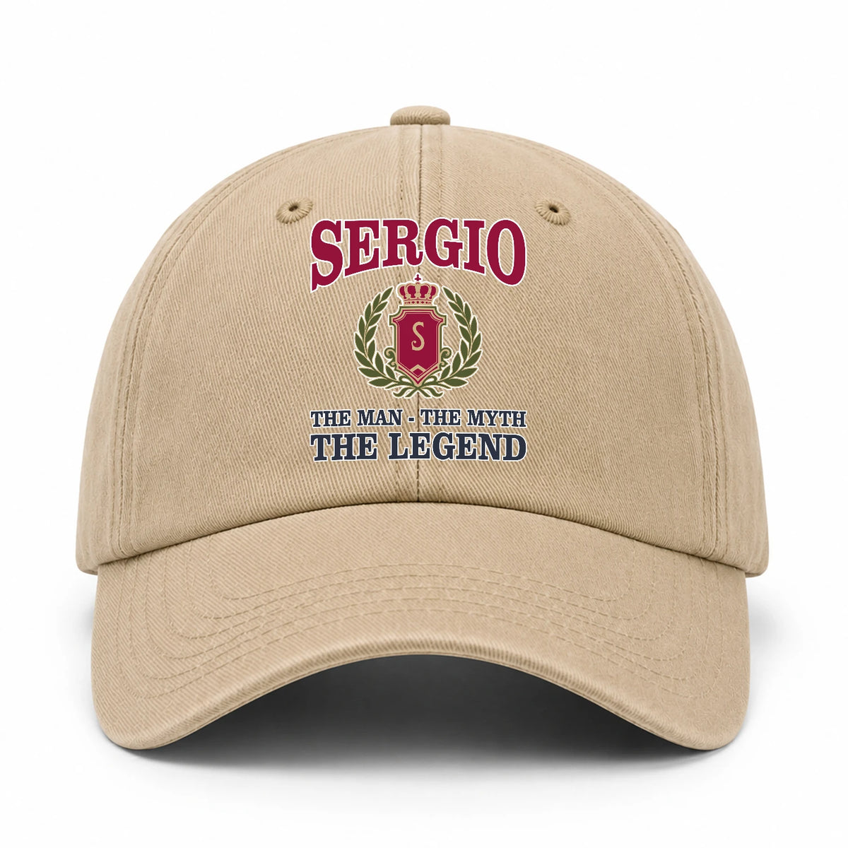 The Man The Myth The Legend Royal Khaki Cap SERGIO 13K1 C116PF