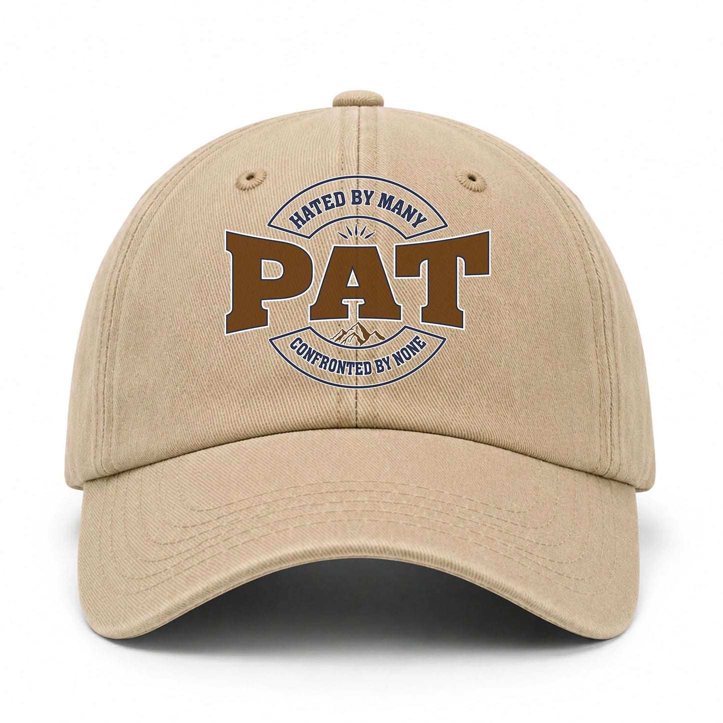 Hated By Many Confronted By None Washed Cap PAT 13K1 C36PF