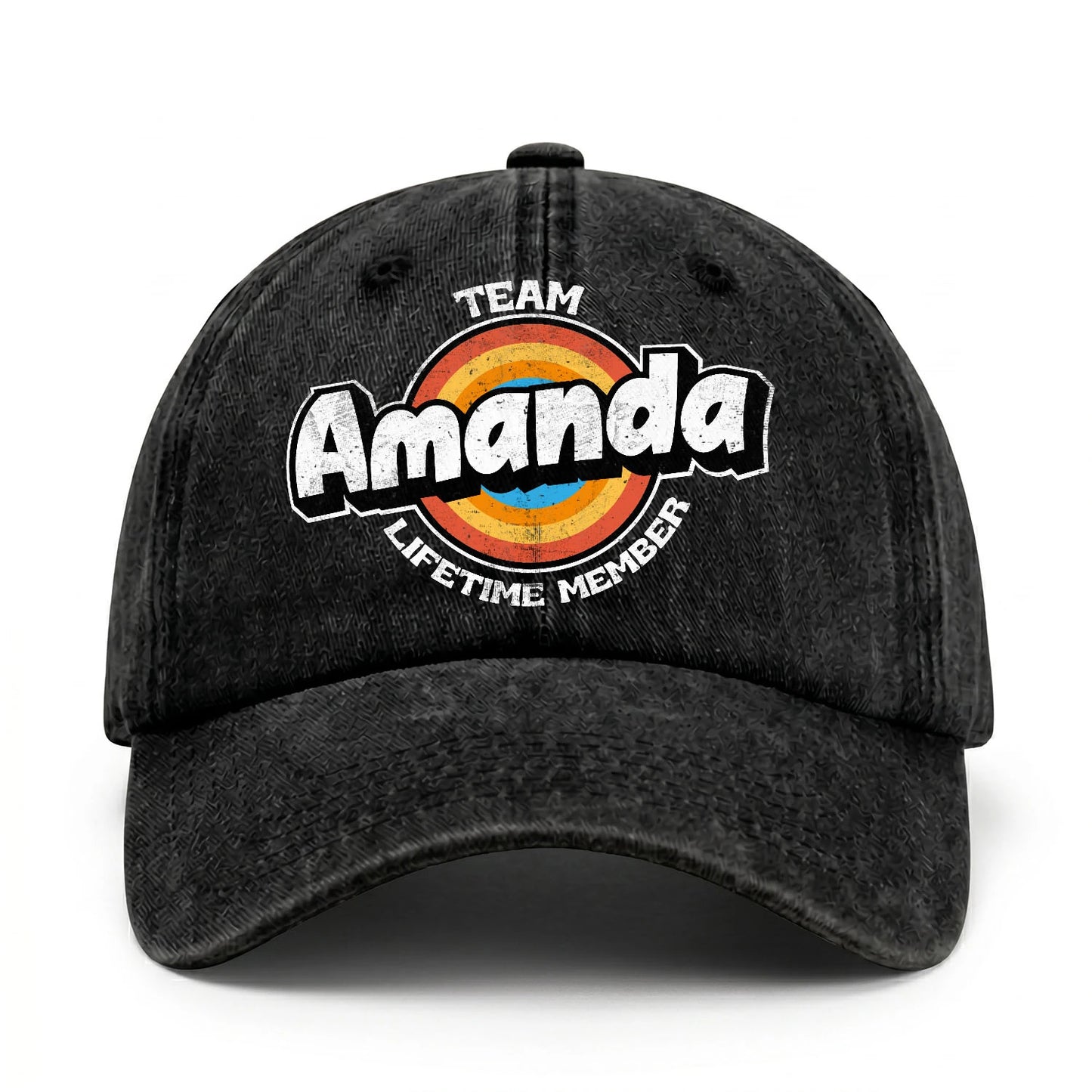 Team Your Name Lifetime Member Logo Cap AMANDA 13K1 C66PF