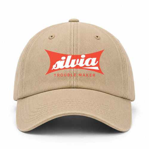 Trouble Maker Red Logo Washed Cap SILVIA 13K1 C78PF