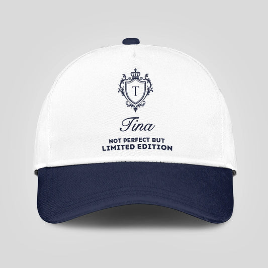 Not Perfect But Limited Edition Blue And White Luxury Cap TINA 13K1 C151PF