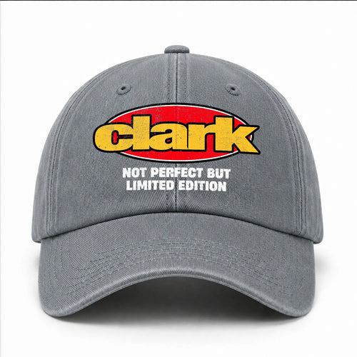 Your Name Not Perfect But Limited Edition Red Logo Washed Cap CLARK 13K1 C84PF