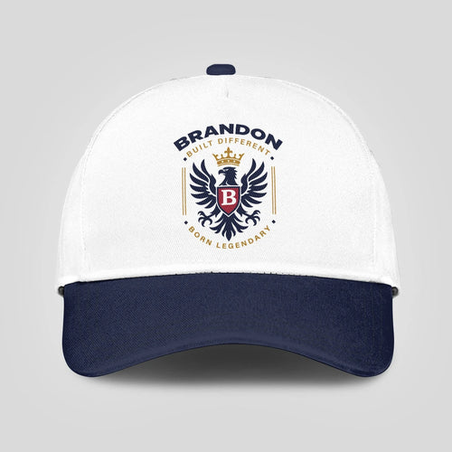 Built Different Born Legendary Elegant Blue And White Cap BRANDON 13K1 C76PF