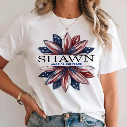 SHAWN 13K1-554 America 250 Years Patriotic Sunflower