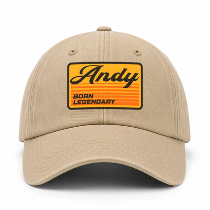 Born Legendary Vintage Washed Cap ANDY 13K1 C64PF