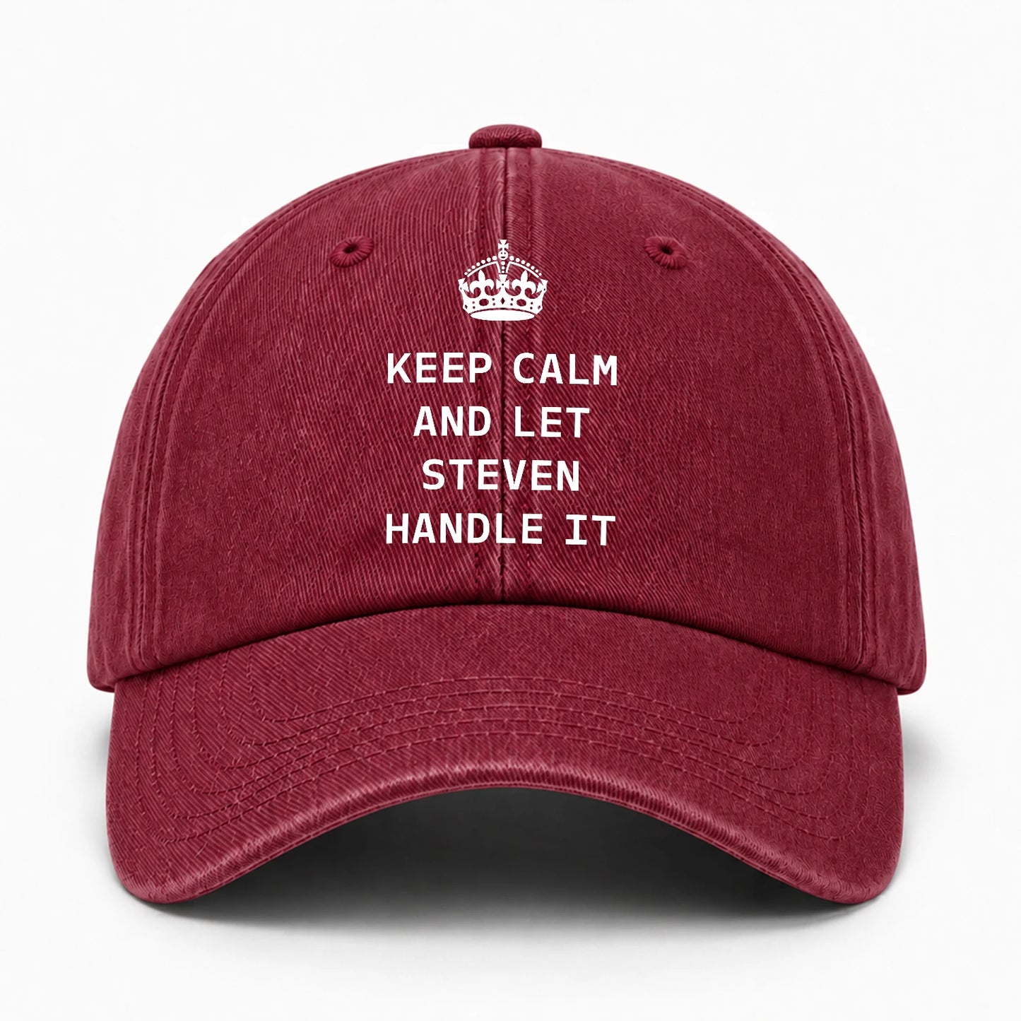 Have No Fear Your Name Is Here Halloween Washed Cap STEVEN 13K1 C108PF
